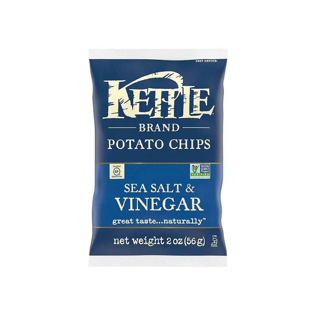 Sea Salt and Vinegar Kettle Chips - La Boite à Grains