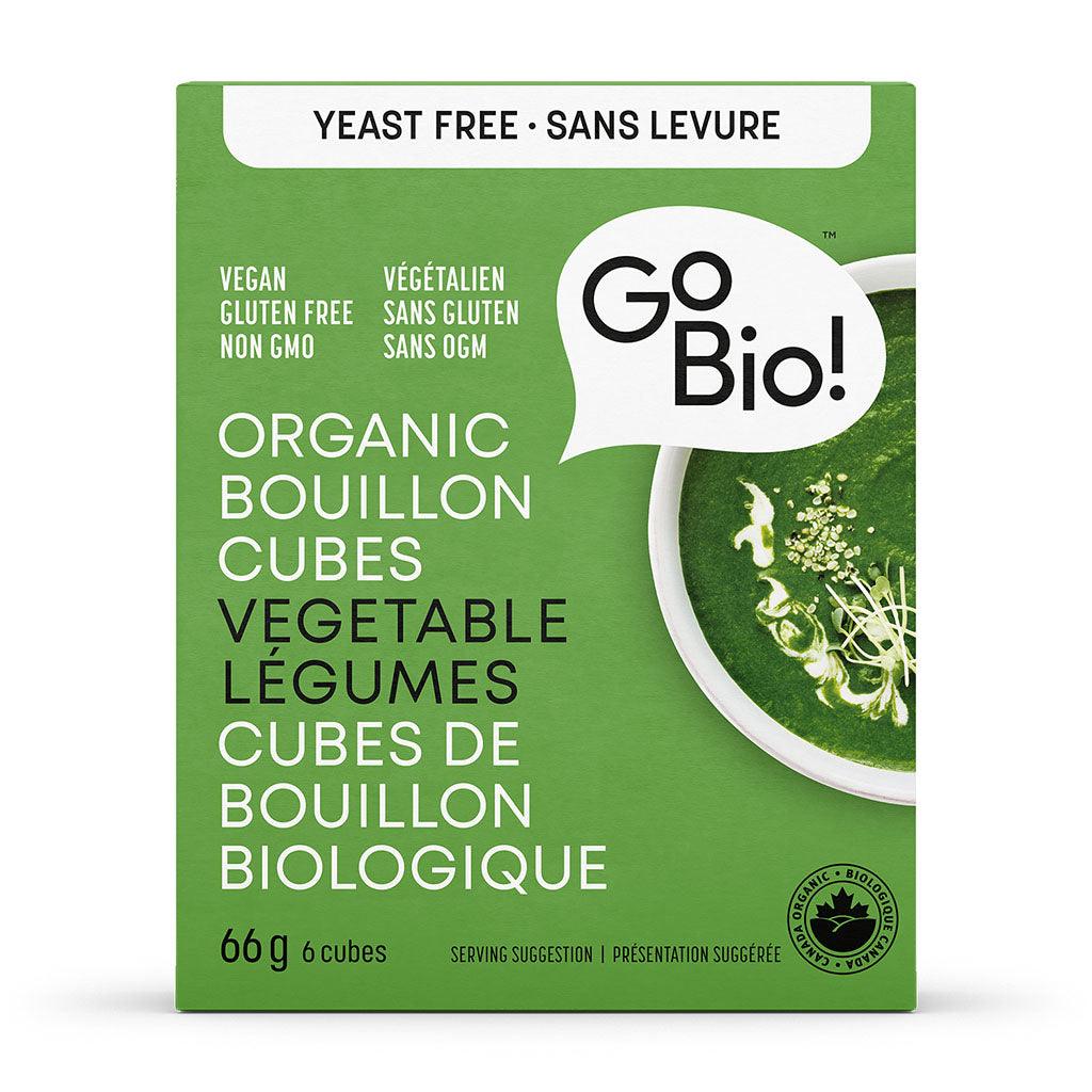 Cubes de Bouillon Biologique aux Légumes Sans Levure Go Bio - La Boite à Grains