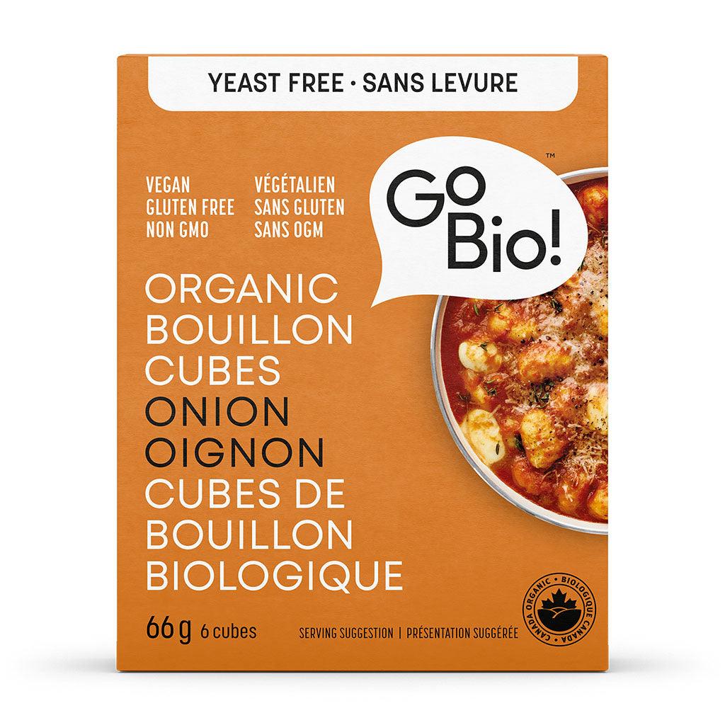 Cubes de Bouillon Biologique Oignon Sans Levure Go Bio - La Boite à Grains