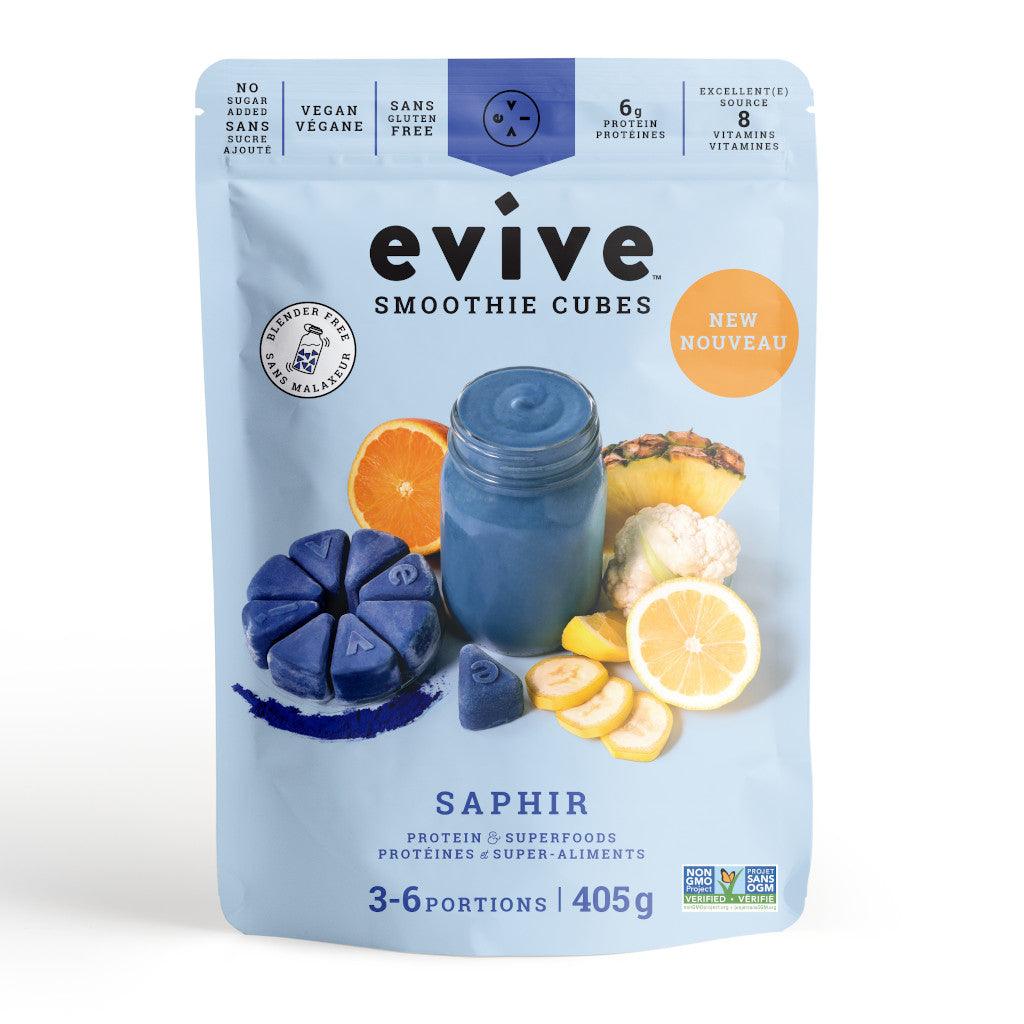 Cubes de Smoothie Saphir Evive - La Boite à Grains