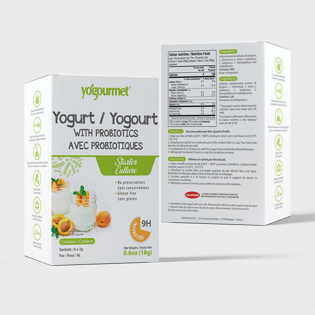 Culture de Yogourt avec Probiotiques Yogourmet - La Boite à Grains