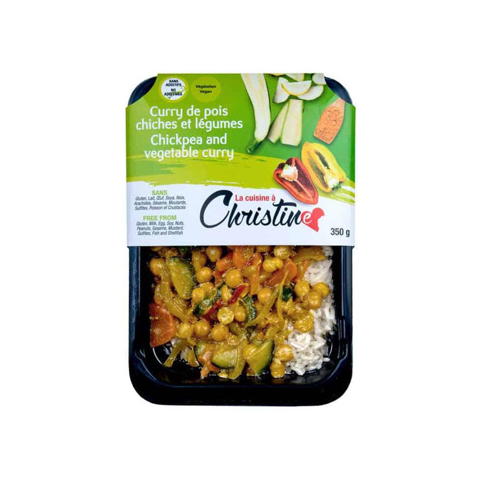 Curry de Pois Chiches et Légumes La Cuisine à Christine - La Boite à Grains