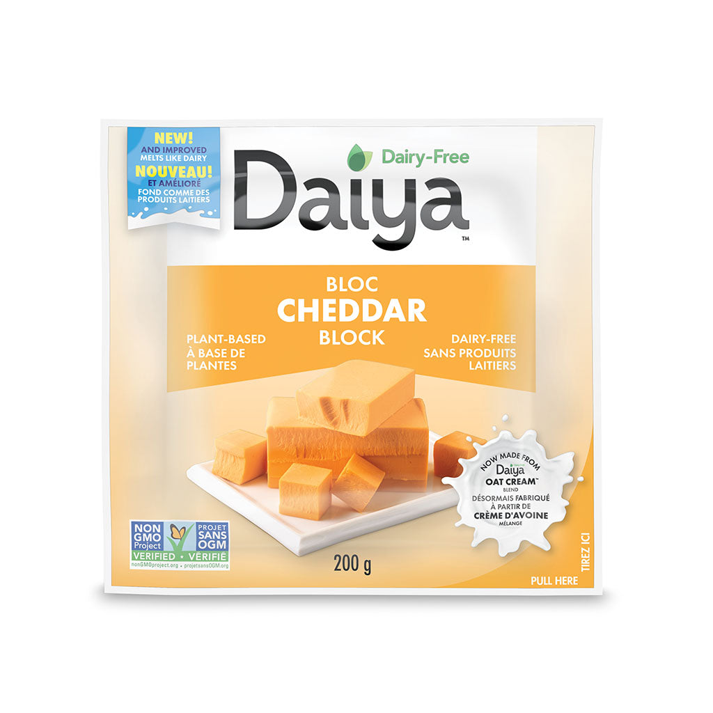 daiya bloc cheddar crème d'avoine 200 g