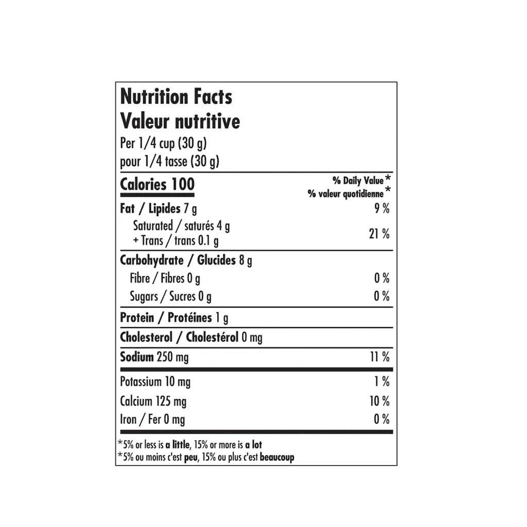 daiya en copeaux mélange italien à base de plantes crème avoine 200 g