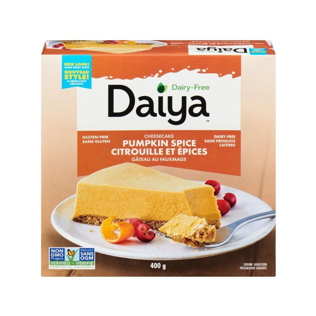 gâteau au fauxmage citrouille et épices Daiya - La Boite à Grains