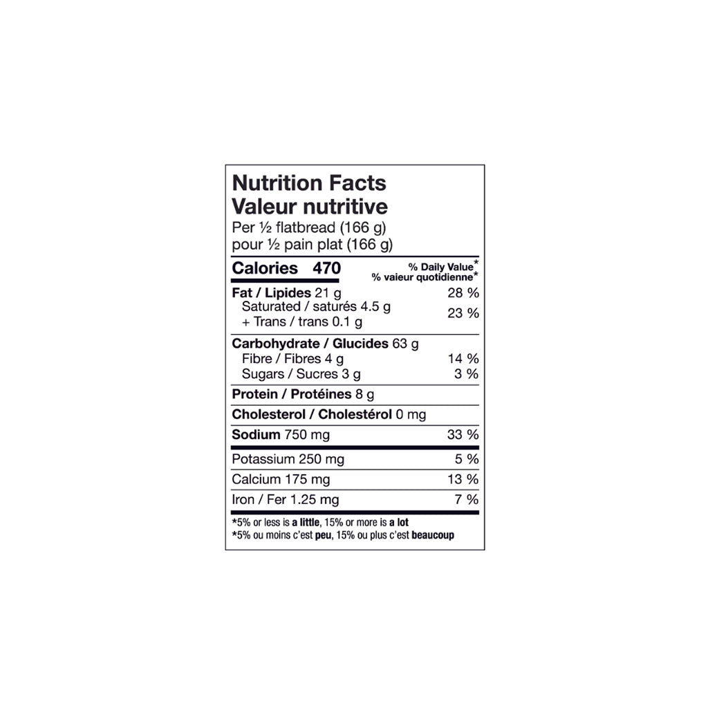 pain plat saveur de poulet et bacon Daiya - La Boite à Grains