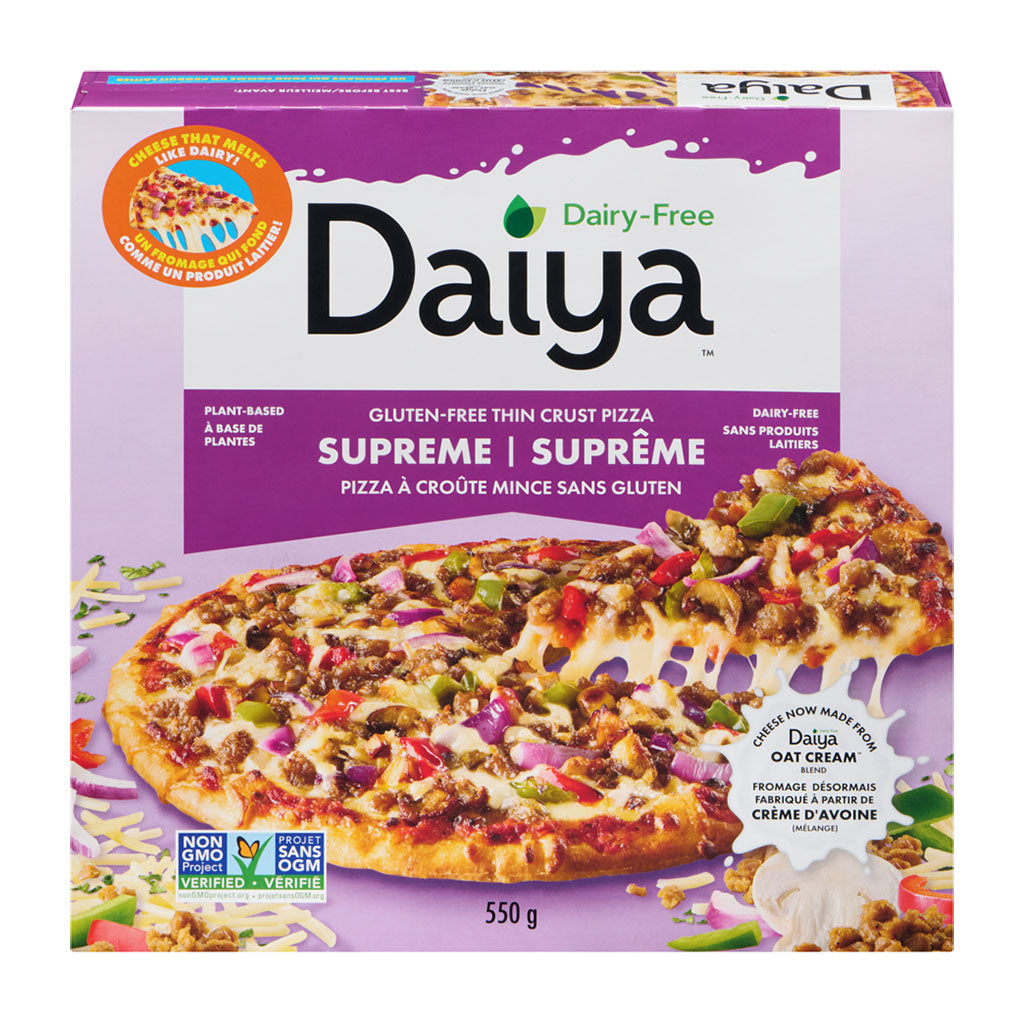 daiya pizza suprême sans gluten - La Boite à Grains