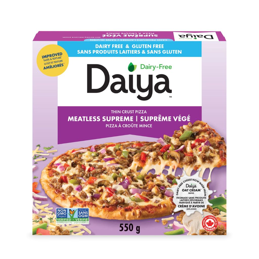 pizza Suprême Végé Daiya - La Boite à Grains