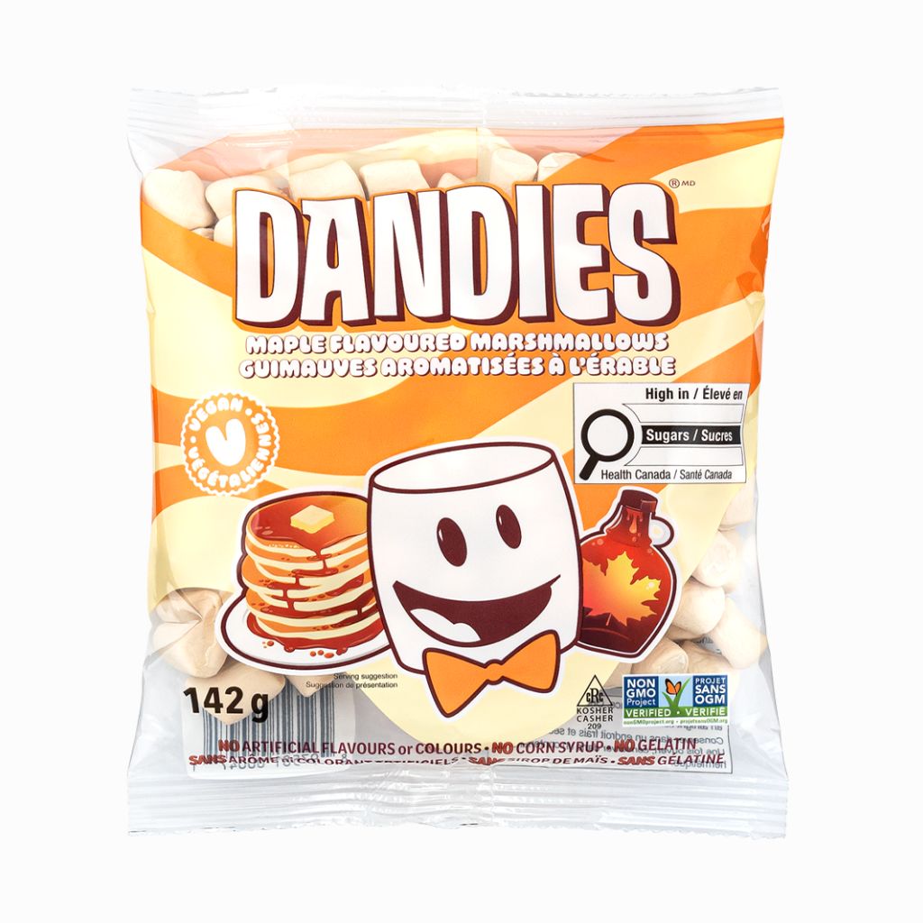 guimauves végétaliennes érable Dandies - La Boite à Grains