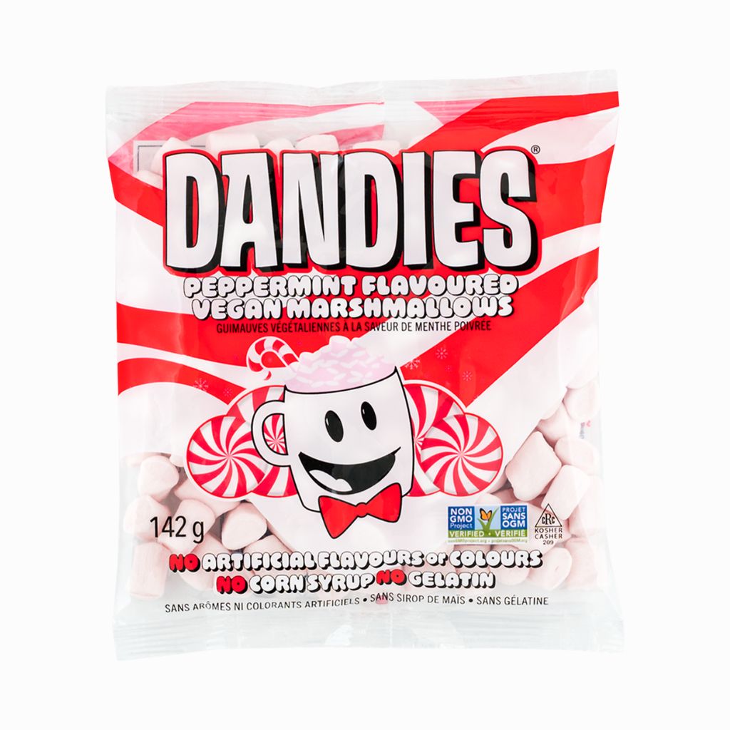 guimauves végétaliennes menthe poivrée Dandies - La Boite à Grains