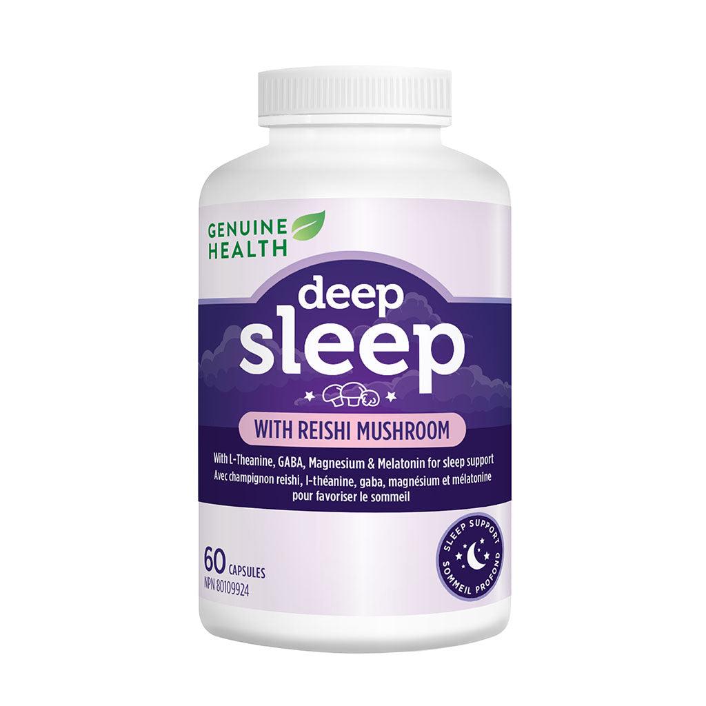 Deep Sleep avec Champignon Reishi Genuine Health - La Boite à Grains