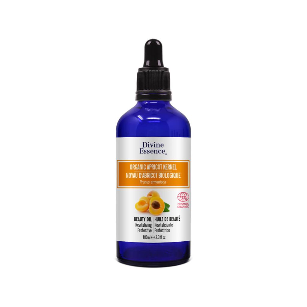 huile de noyau d'abricot biologique Divine Essence - La Boite à Grains