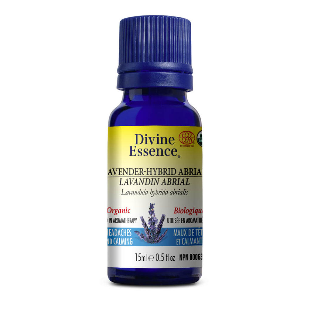 divine essence huile essentielle lavandin abrial biologique 15 ml
