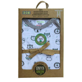 Dormeuse Bébé Coton Biologique Certifié Onyx + Green - La Boite à Grains