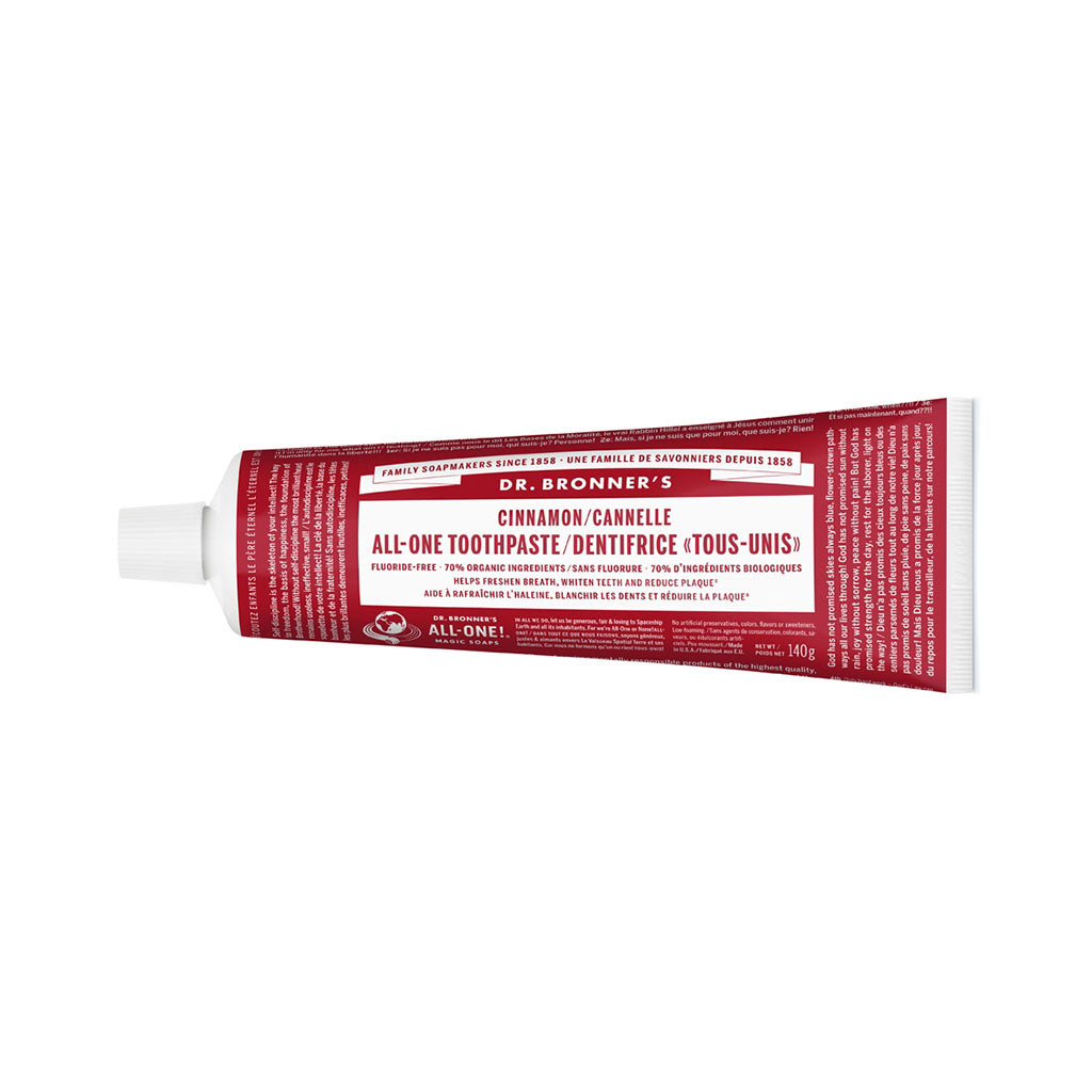 Dr Bronner's cinnamon toothpaste - La Boite à Grains