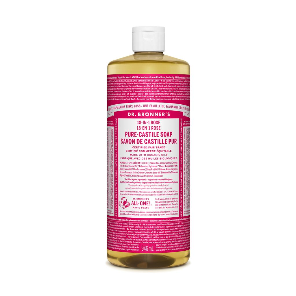 Dr Bronner's 18 in 1 pure Castile soap - La Boite à Grains