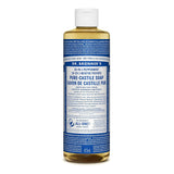 dr bronner's savon de castille pur menthe poivrée 473 ml