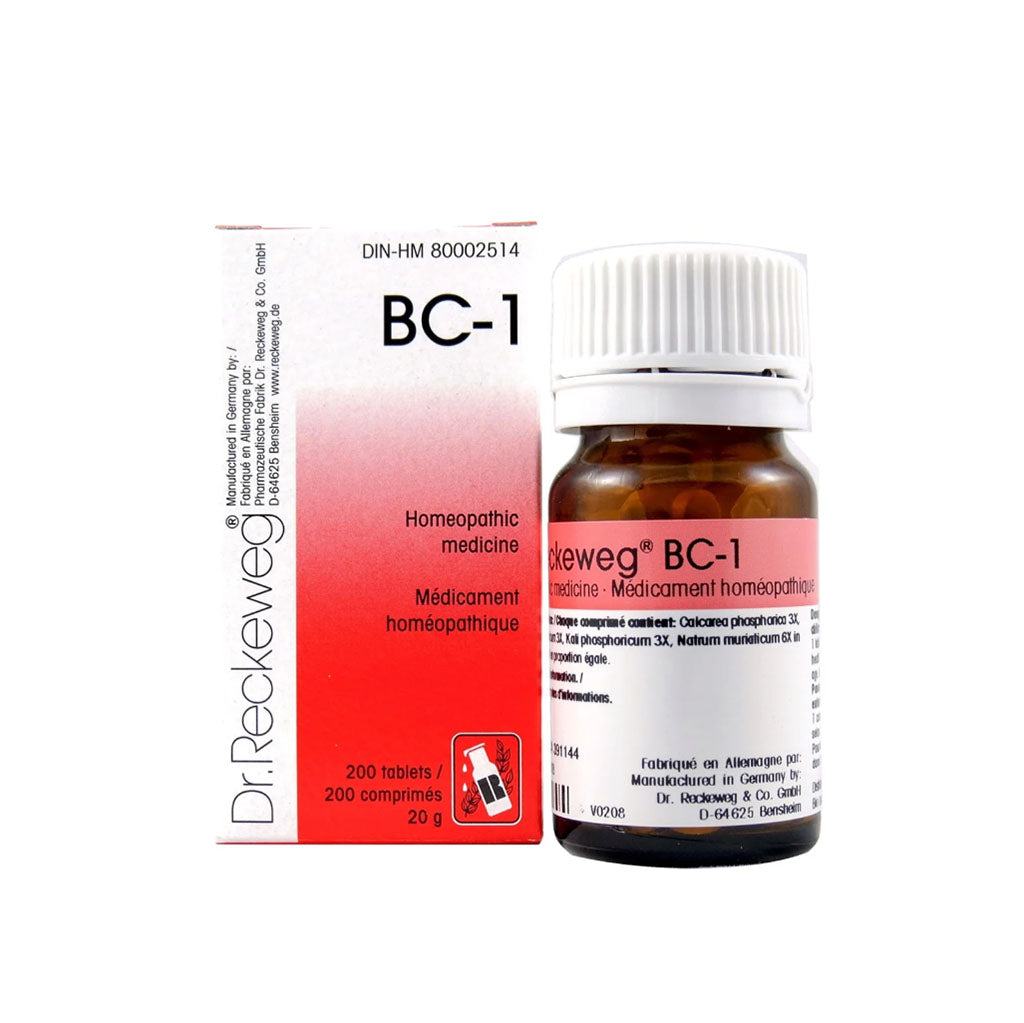dr reckeweg médicament homéopathique bc1