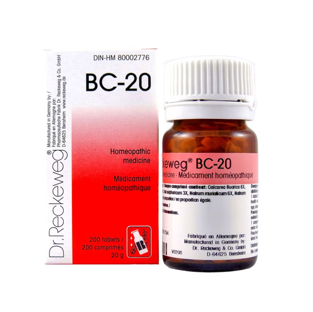 dr reckeweg bc20 médicament homéopathique 200 comprimés