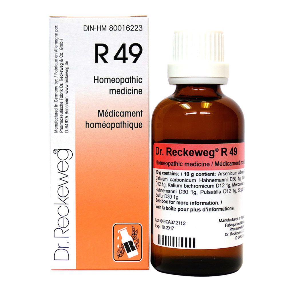 dr reckeweg r49 médicament homéopathique 22 ml