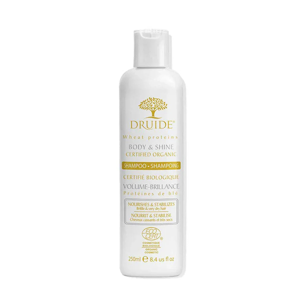 druide volume shine shampoo wheat proteins 250 ml - La Boite à Grains