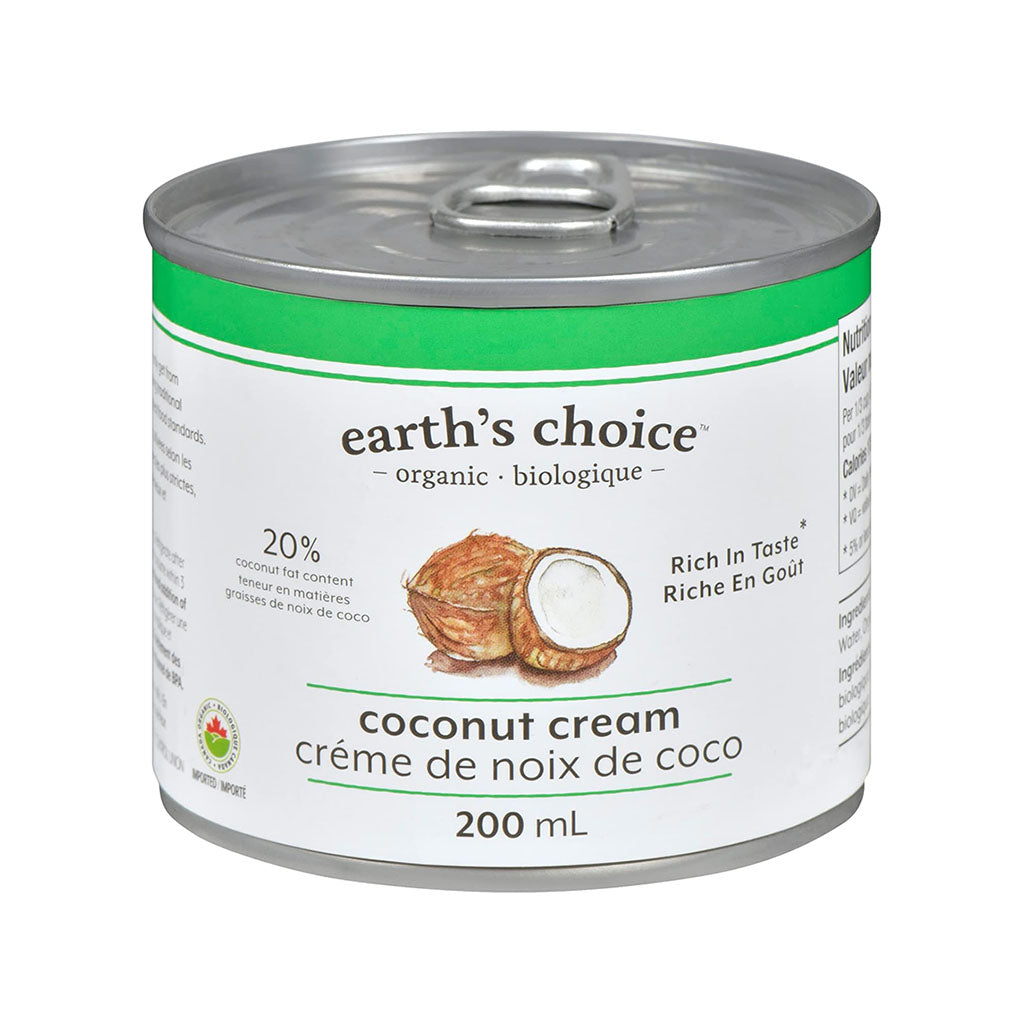 crème de noix de coco biologique Earth's Choice - La Boite à Grains