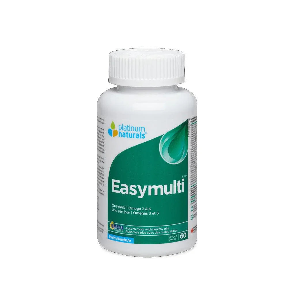 Easymulti Multivitamin Omega 3 and 6 Platinum Naturals - La Boite à Grains