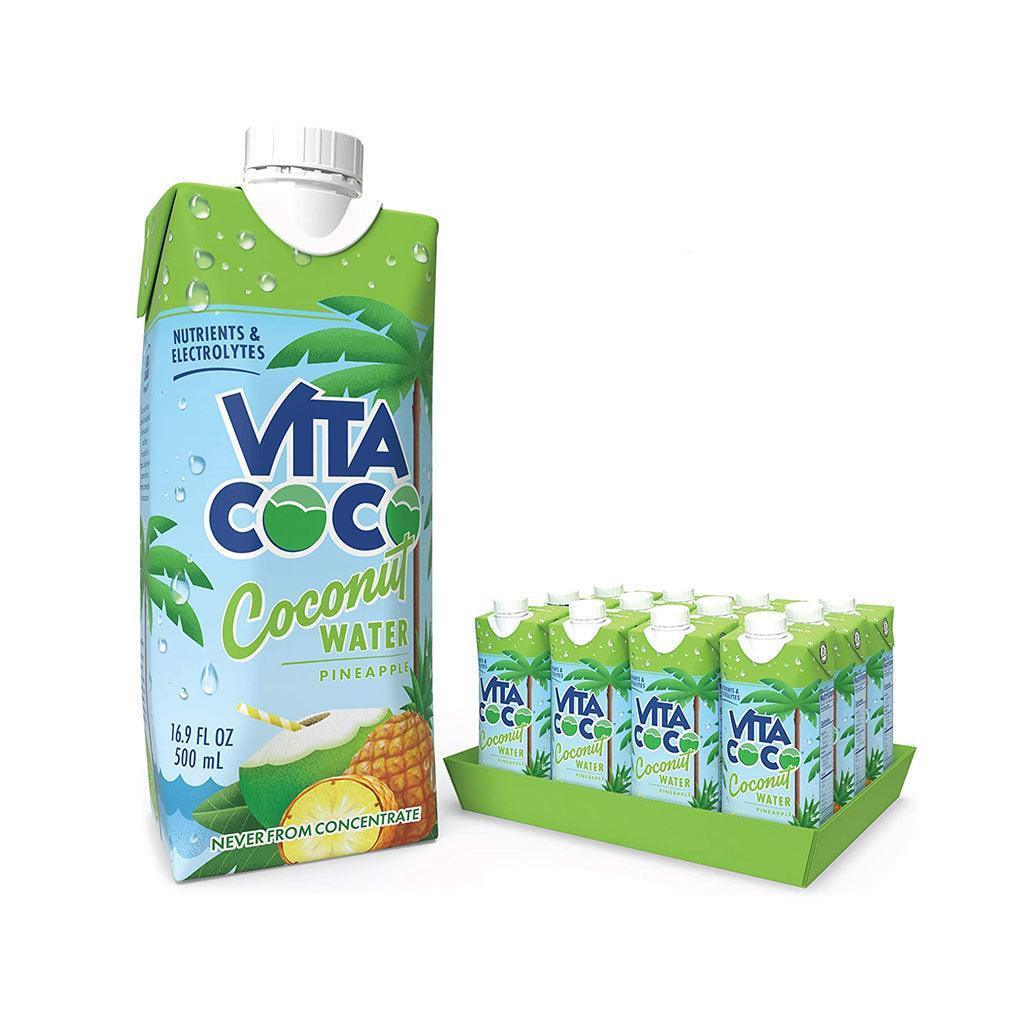 Pineapple Coconut Water 500 ml Case of 12 Vita Coco