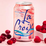 Eau Gazéifiée Canneberge-Framboise LaCroix Sparkling Water - La Boite à Grains