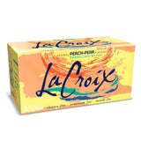 Eau Gazéifiée Pêche-Poire LaCroix Sparkling Water - La Boite à Grains