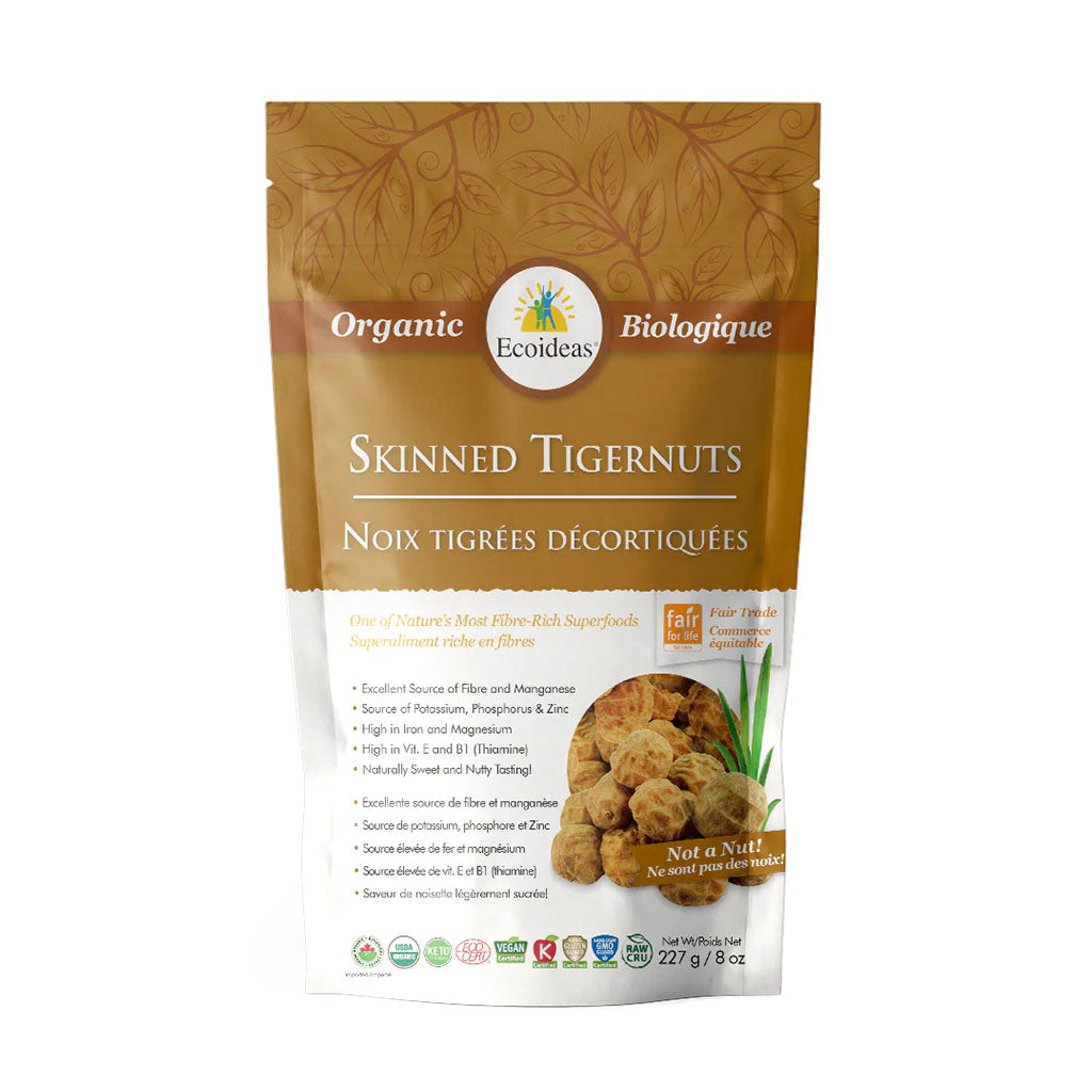 ecoideas noix tigrées décortiquées 227 g - La Boite à Grains