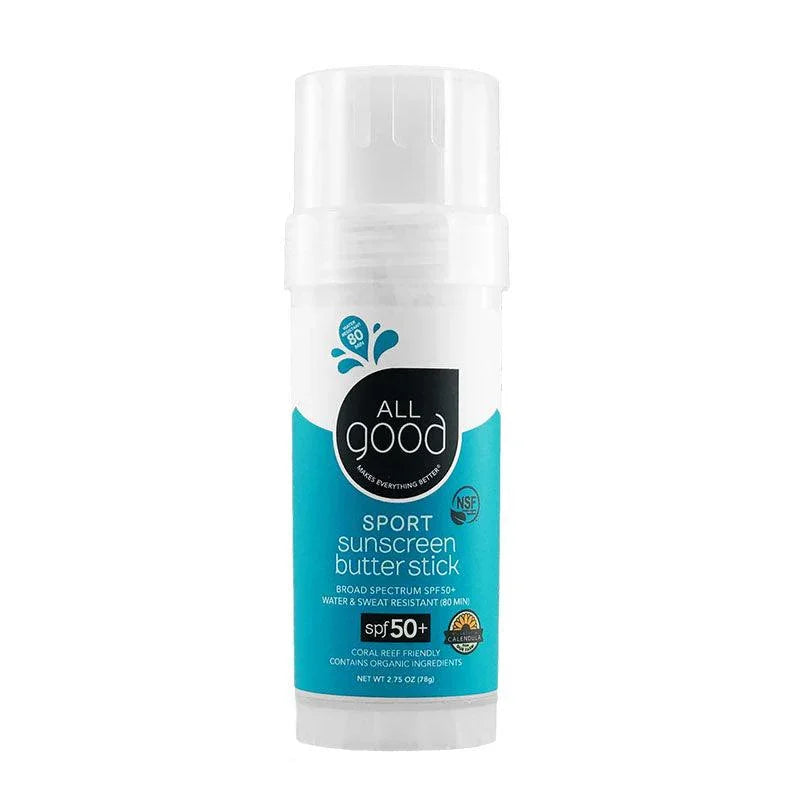 Écran Solaire pour Sportifs Bâtonnet de Beurre FPS 50 All Good - La Boite à Grains