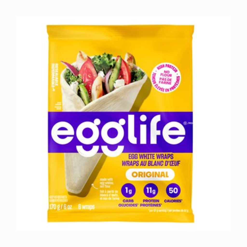 wraps au blanc d'oeuf original Egglife - La Boite à Grains