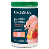 Électrolytes + Enhanced Collagen Fraises & Pêches Juteuses Organika - La Boite à Grains