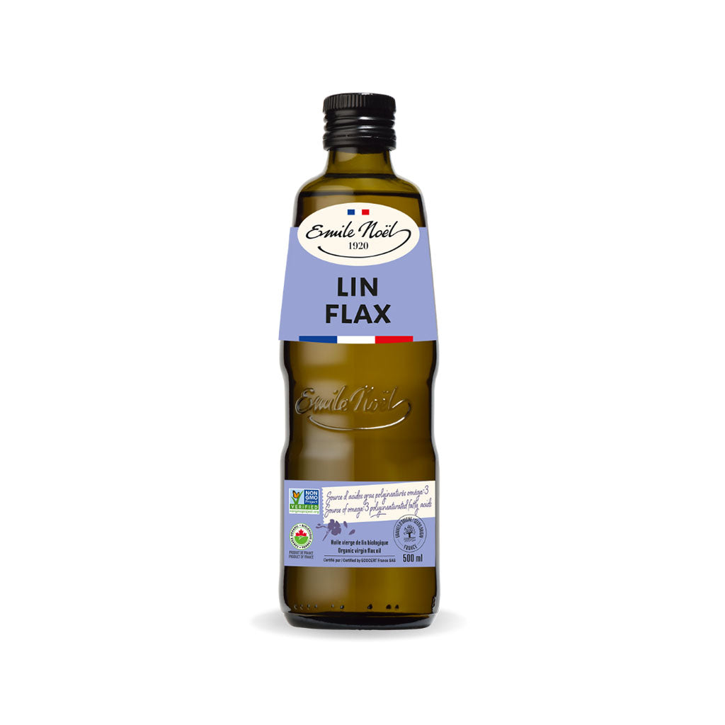 Emile Noël huile vierge de lin biologique 500 ml
