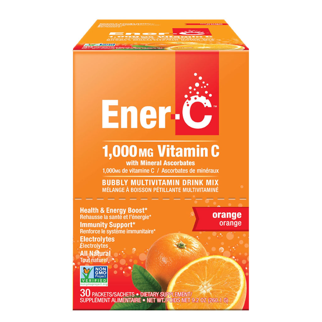 Ener-life ener-c mélange à boisson vitamine c orange 30 sachets - La Boite à Grains