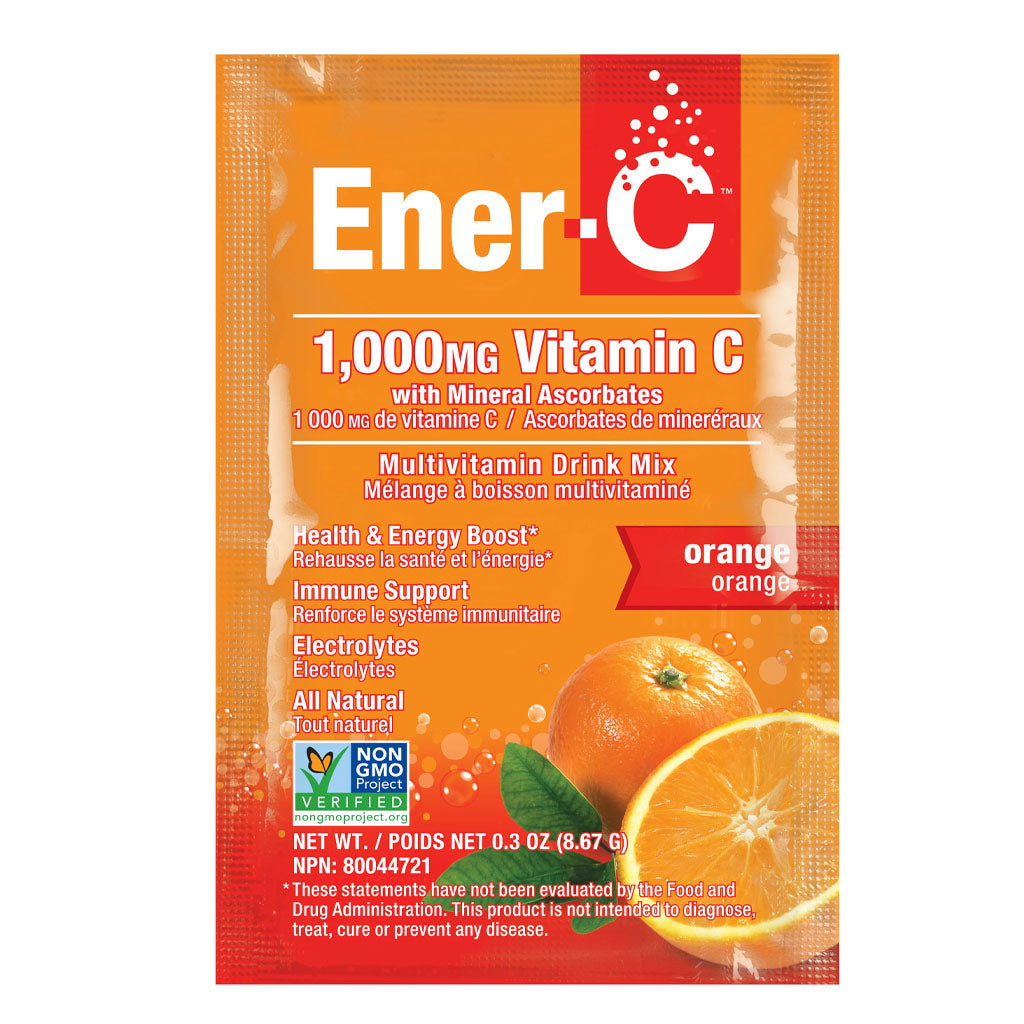 Ener-life ener-c mélange à boisson vitamine c orange 8.67 g - La Boite à Grains