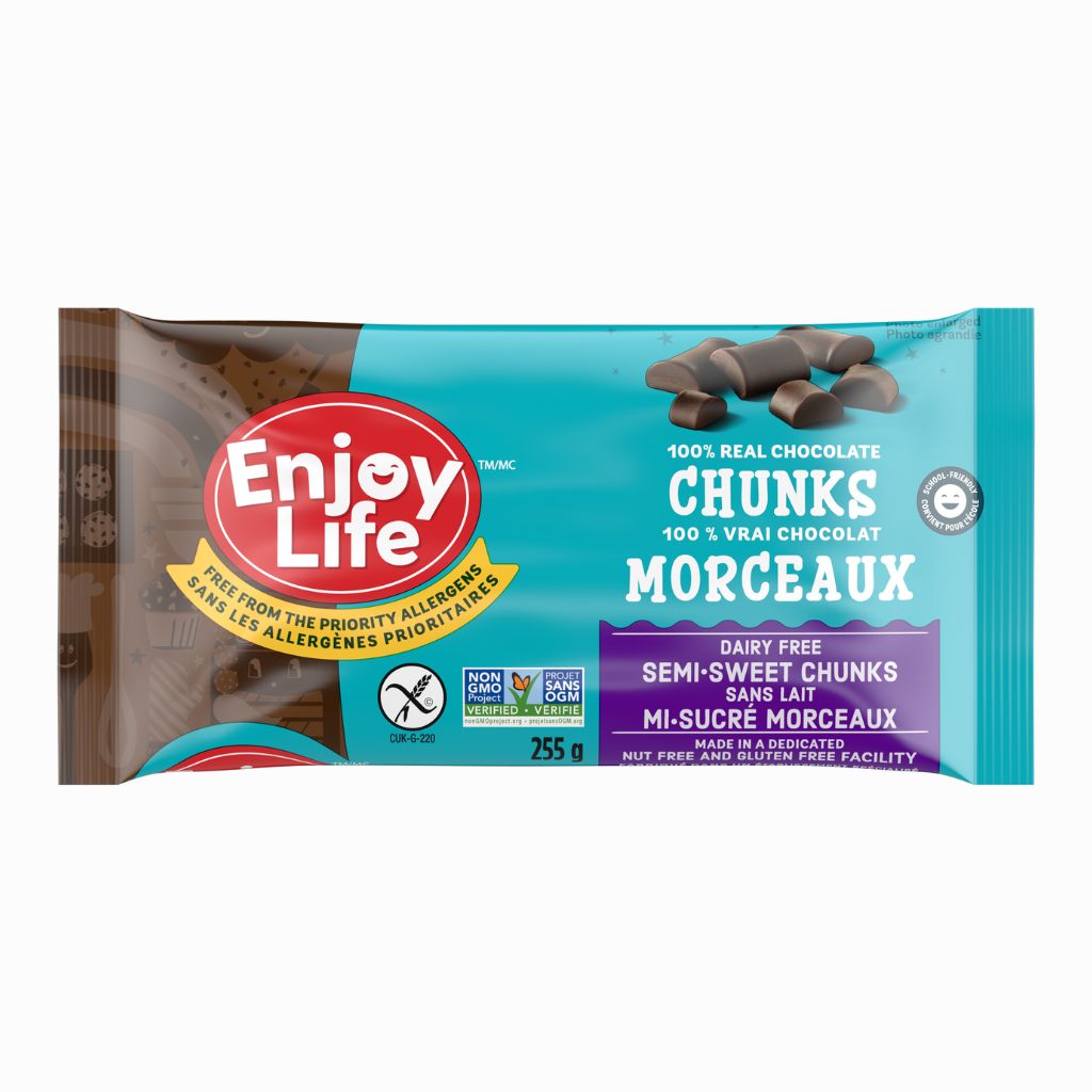 morceaux de chocolat mi-sucré Enjoy Life - La Boite à Grains