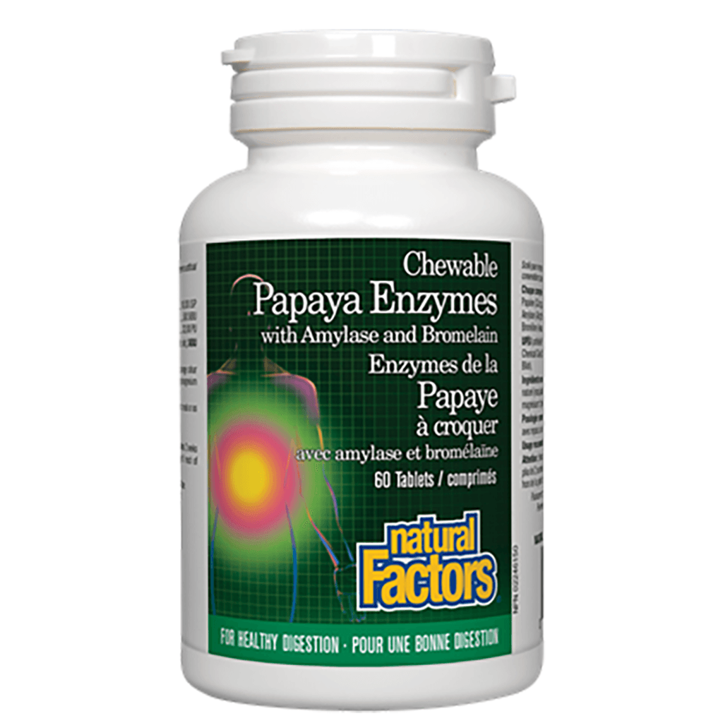 Enzyme de Papaye Natural Factors - La Boite à Grains
