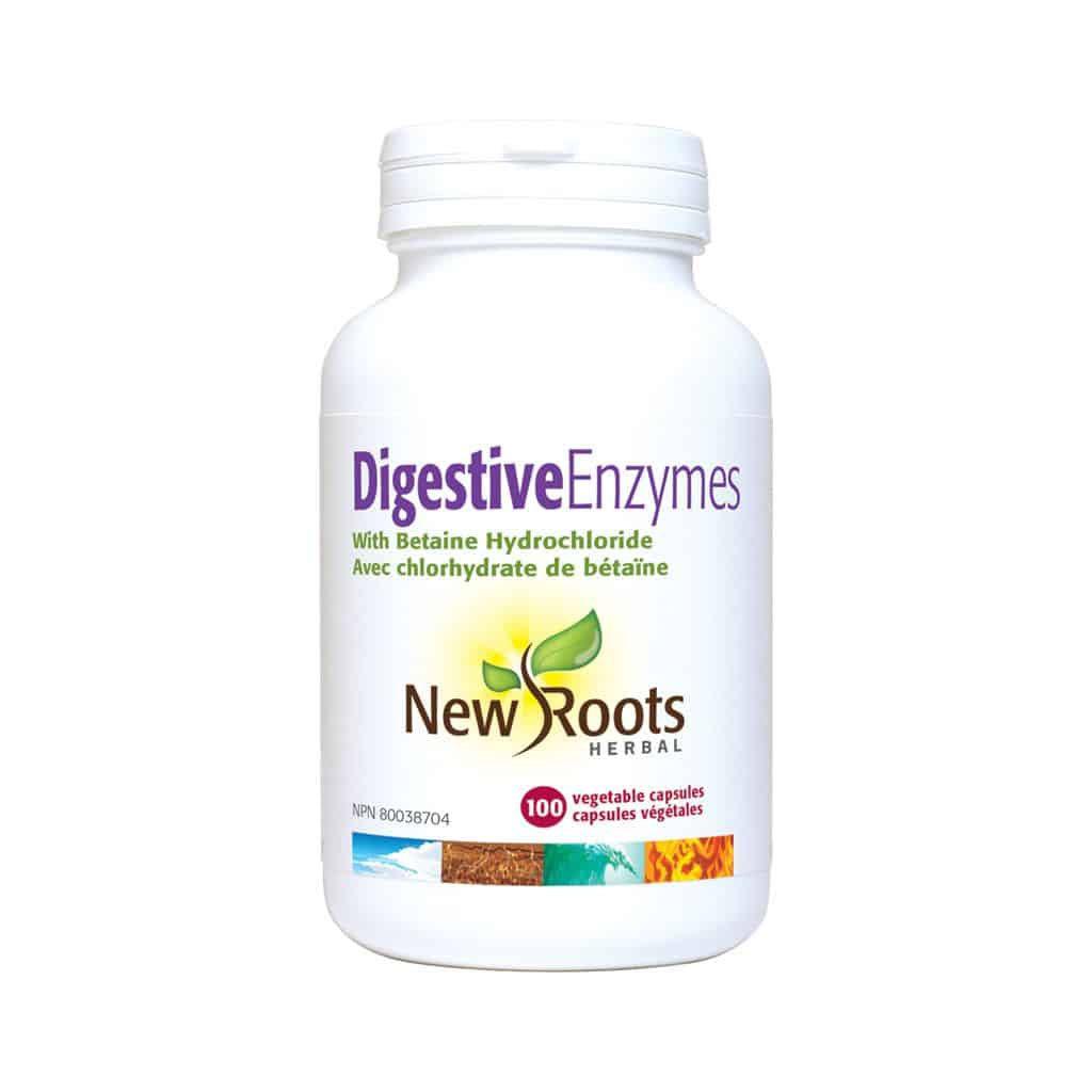 Enzymes Digestives New Roots Herbal - La Boite à Grains