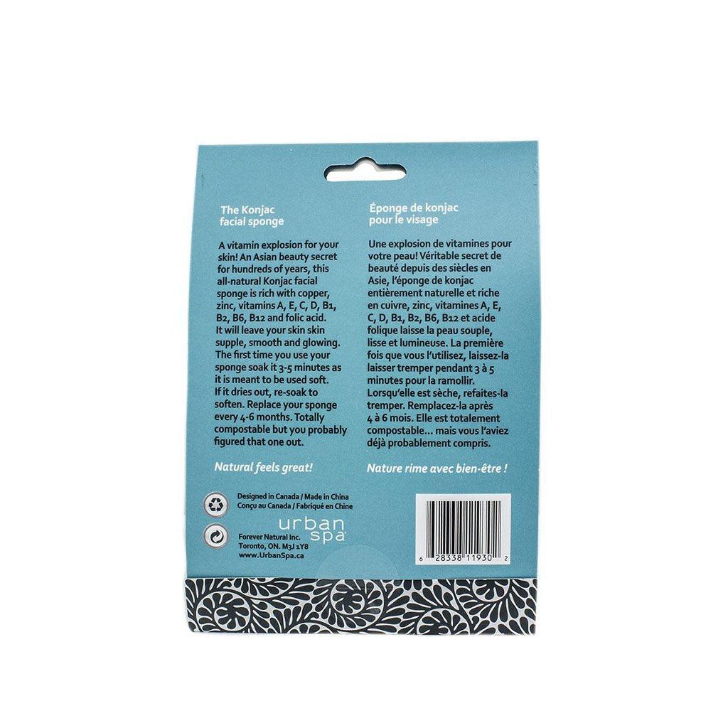 Éponge de Konjac pour le Visage Urban Spa - La Boite à Grains
