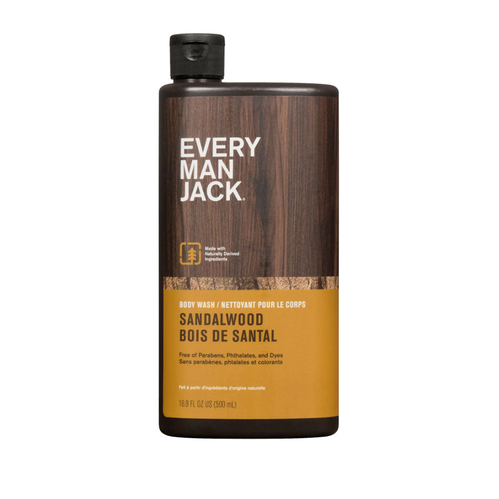 every man jack nettoyant pour le corps bois de santal - La Boite à Grains