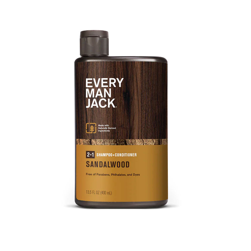 every man jack shampoing revitalisant bois de santal 400 ml - La Boite à Grains