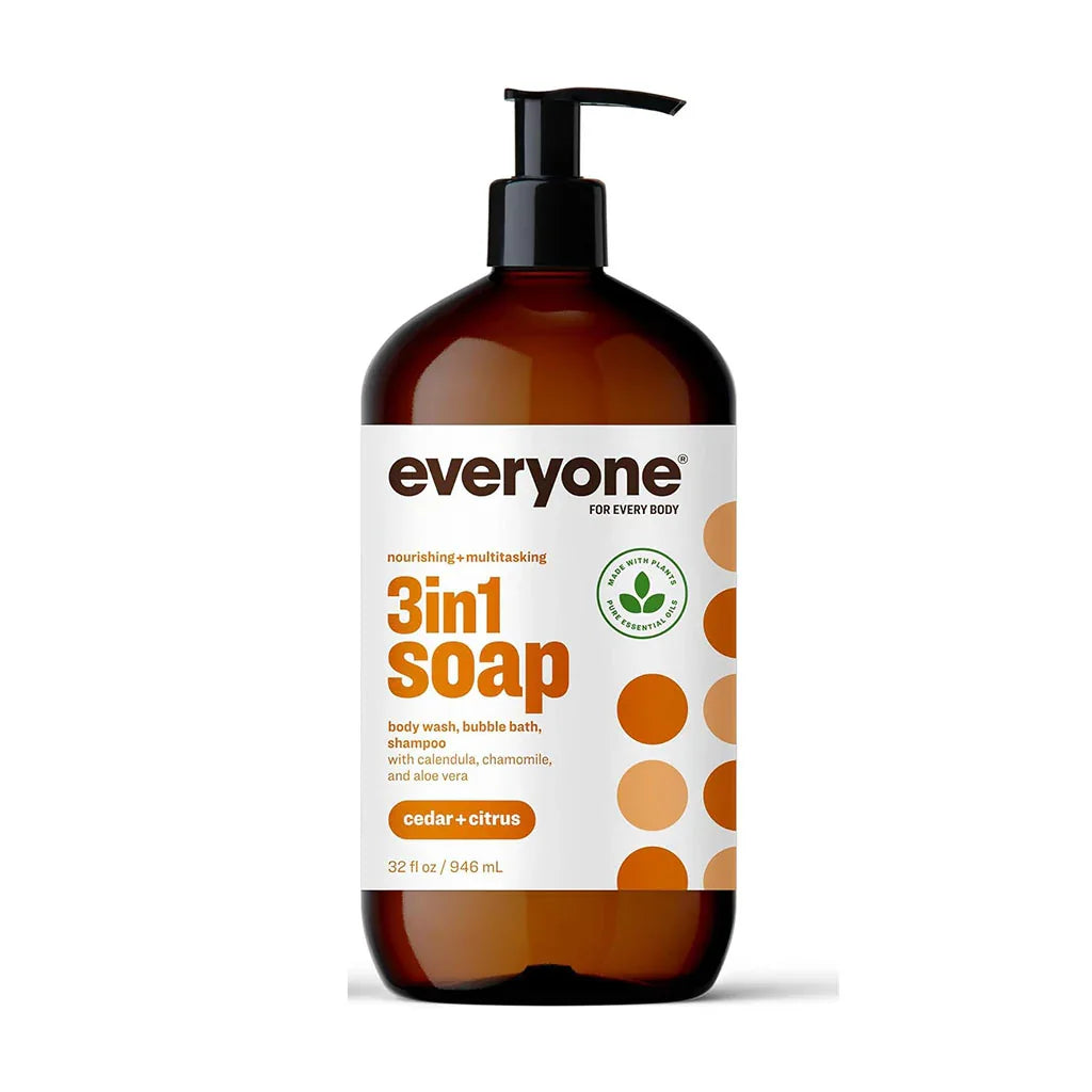 Everyone 3 in 1 Cedar Citrus Soap for Men - La Boite à Grains