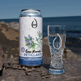 sparkling floral water labrador tea and organic lemon balm EVS - La Boite à Grains