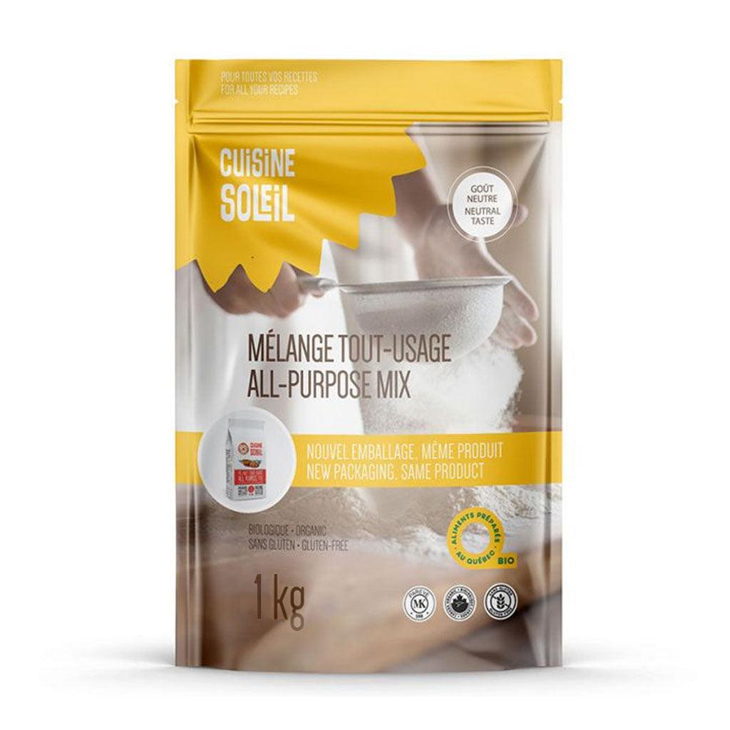 Farine Mélange Tout Usage Biologique Sans Gluten Cuisine Soleil - La Boite à Grains