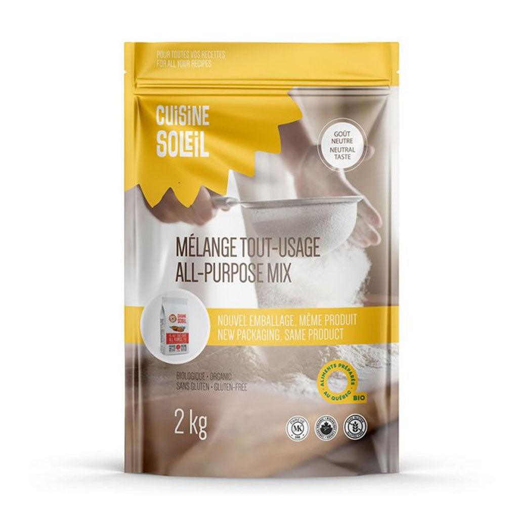 Farine Mélange Tout Usage Biologique Sans Gluten Cuisine Soleil - La Boite à Grains