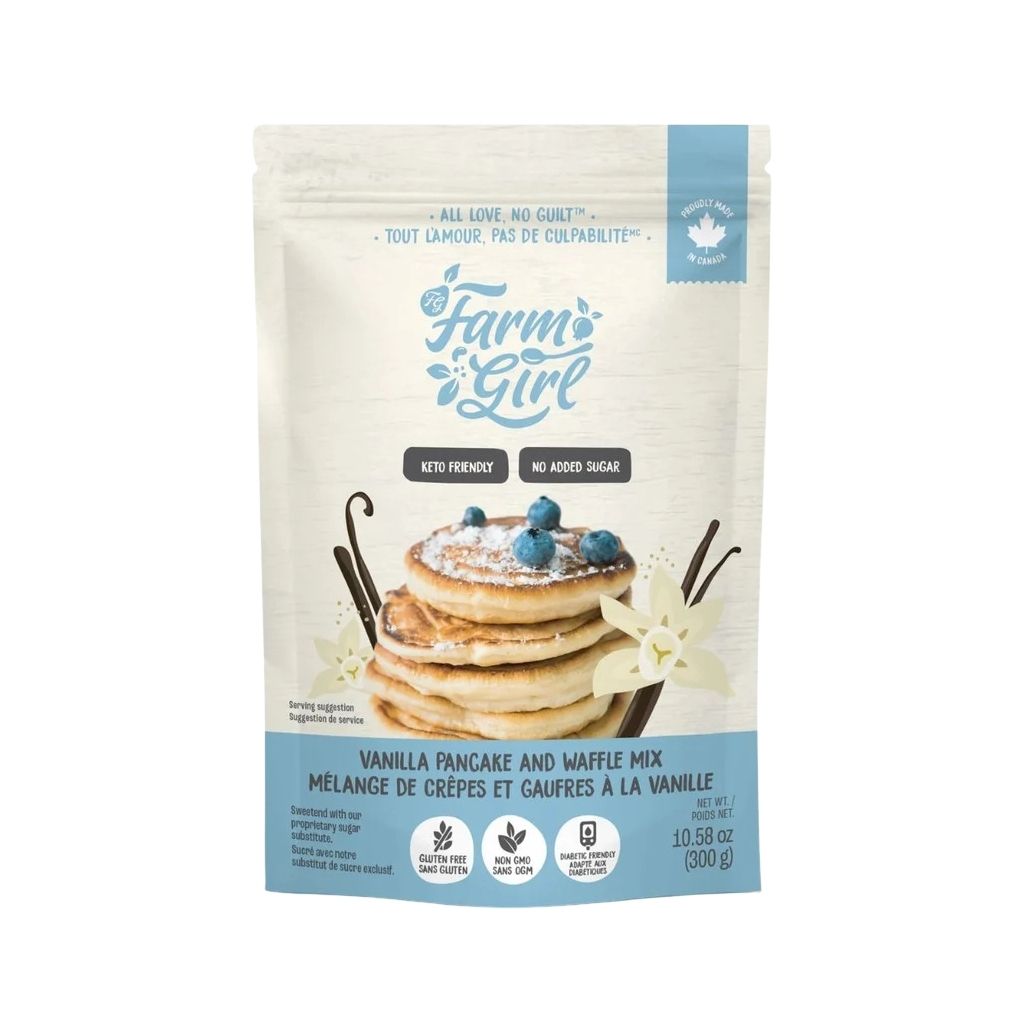 mélange crêpes et gaufres à la vanille Farm Girl - La Boite à Grains