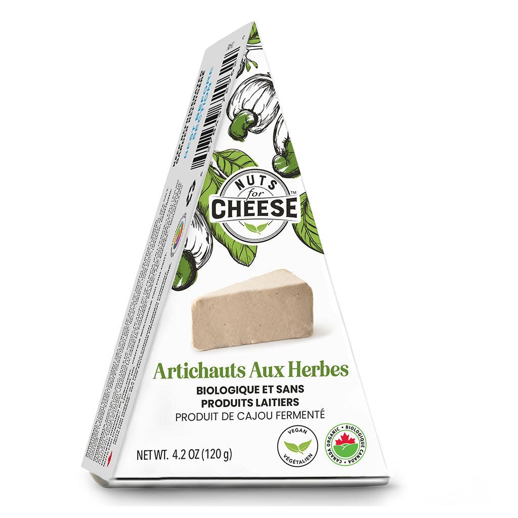 Fauxmage Artichauts aux Herbes Biologique Nuts for Cheese - La Boite à Grains