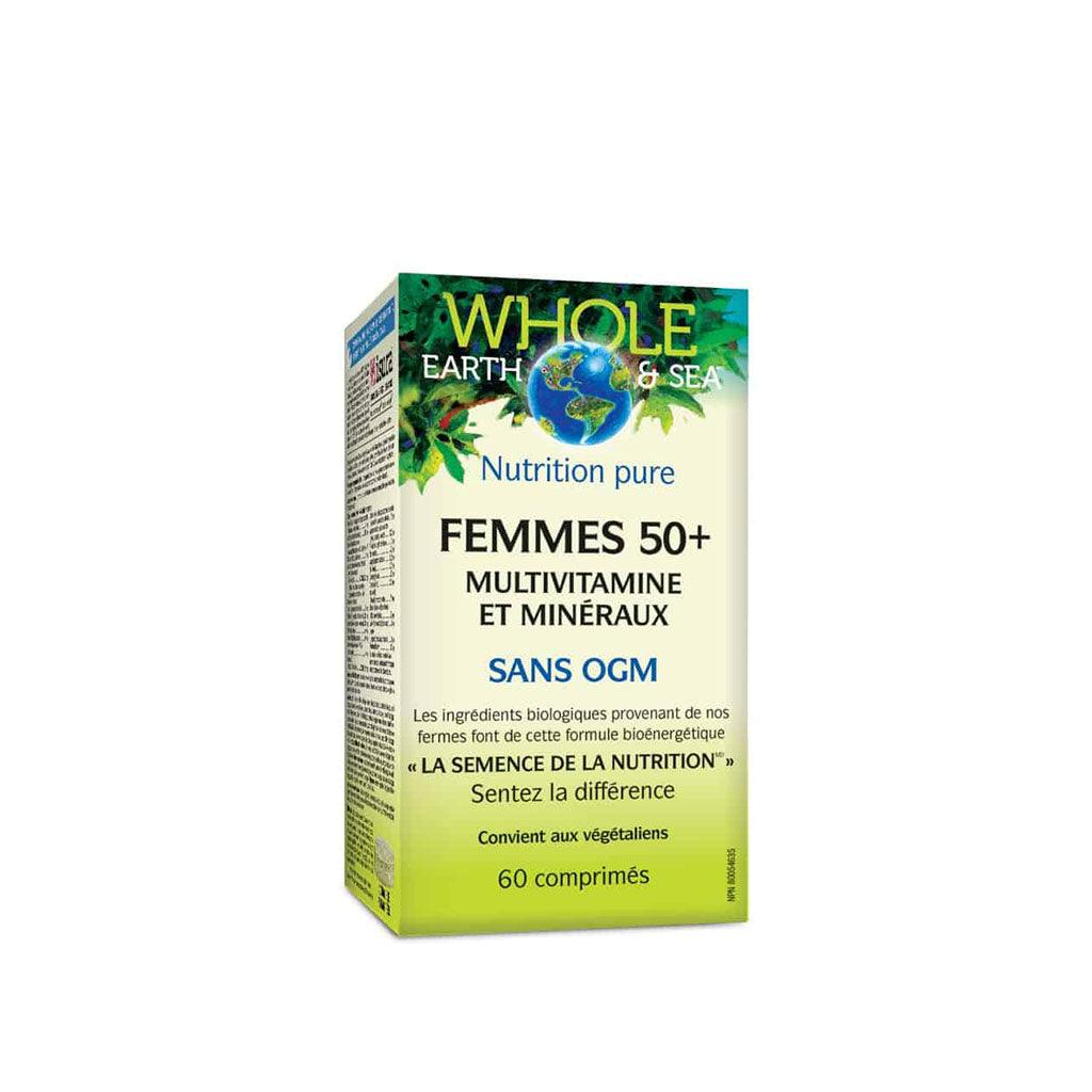 Femmes 50+ Multivitamines & Minéraux Whole Earth & Sea - La Boite à Grains